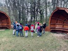 Wizyta dzieci ze Szkoły Podstawowej w Kiełpinach